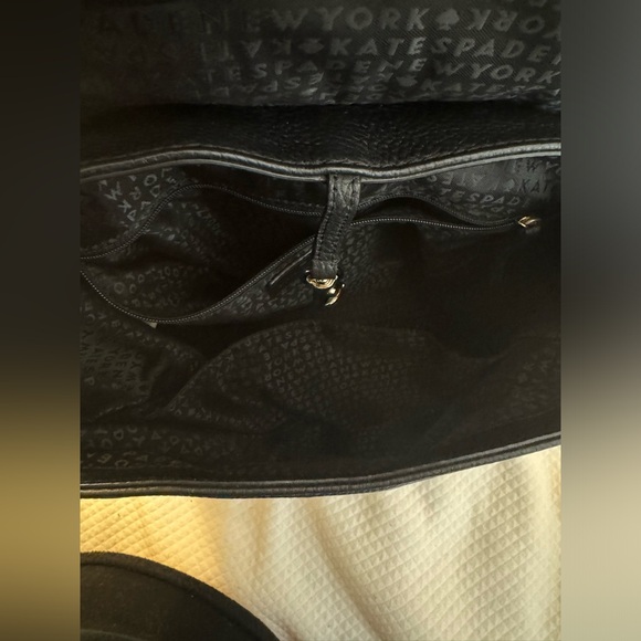 Kate Spade black leather backpack - Picture 4 of 4